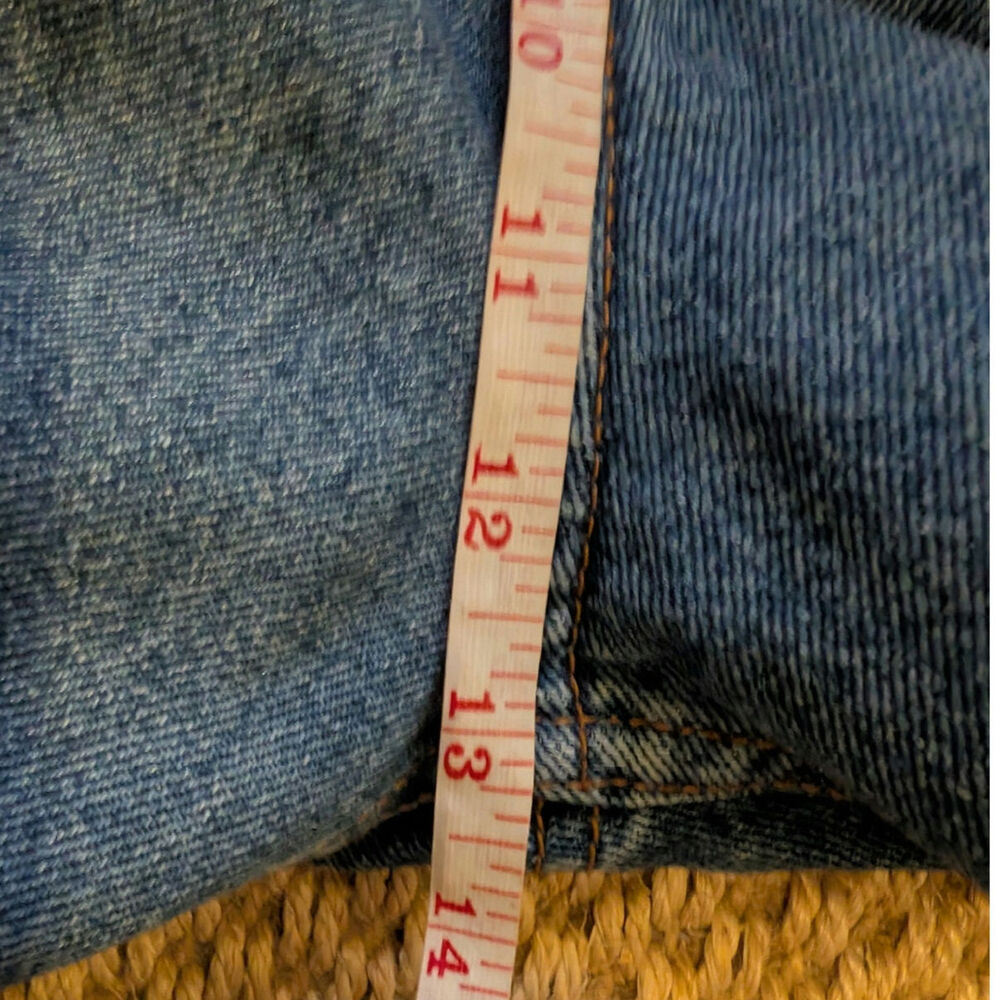 SEZANE Le Crop Wide Leg Ankle Length Jeans Denim Blue, size FR 40/US 8, EUC - Picture 10 of 12
